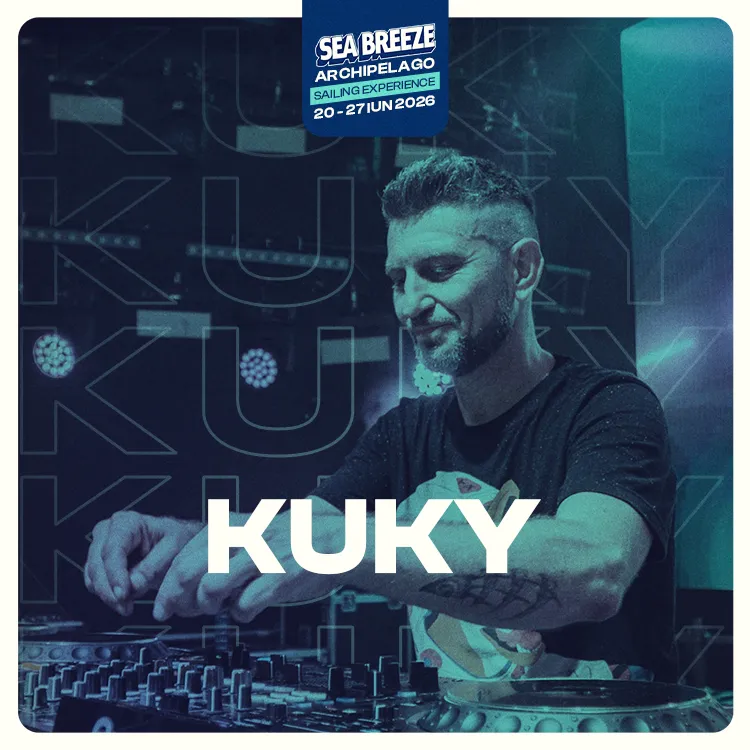 Poza cu Kuky - Dj la Sea Breeze Archipelago 2026 in Grecia