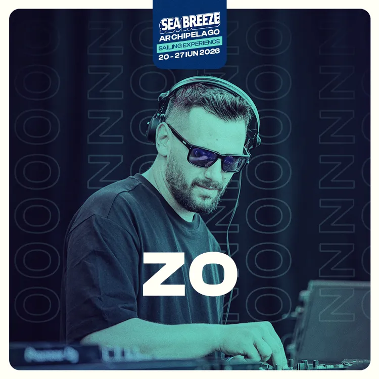 Poza cu Zo - Dj la Sea Breeze Archipelago 2026 in Grecia